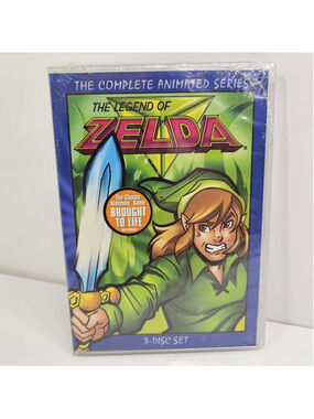 SEALED The Legend of Zelda - Complete Animated Series (DVD, 2005, 3-Disc Set)
